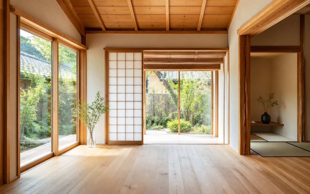 現場の素材と光